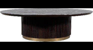 PTMD Xelle black coffeetable 125 cm