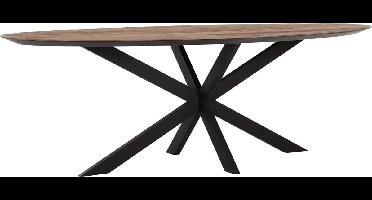 DTP home Timeless Shape eettafel ovaal teakhout naturel - 240 x 110 x 78 cm