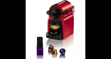 Krups Nespresso Inissia XN1005 - Koffiecupmachine - Rood - Compact - Energiezuinig - Voor Nespresso Cups