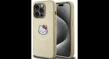 Hello Kitty Serie - Leren MagSafe Hoes - iPhone 13 Pro Max - Goud