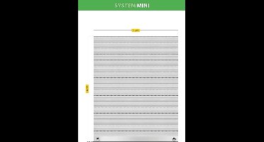 Schellenberg 39000 60 x 80 cm grijze PVC mini-rolluiklamellenset voor 40 mm stalen buisassen, breedte instelbaar, incl. rolluikophangveer, aluminium eindlamel, rolluikstopper