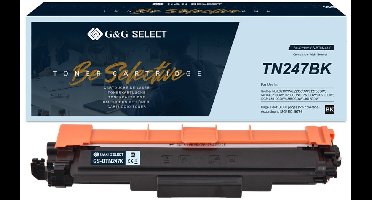 G&G Toner vervangt Brother TN-247BK Compatibel Zwart TN-247BK GS-BTN247K