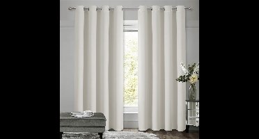 Boraboi ® Luxe Lichtbeige Verduisteringsgordijnen voor Woonkamer met Thermische Isolatie en Geluidsdemping