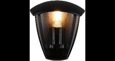 TRIO VENTA - Wandlamp - Zwart mat - excl. 1x E27 4 W - Wandmontage - Buitenverlichting - IP44