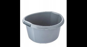 Grijze Plastic Wasbak 10L - Keuken & Huishouden