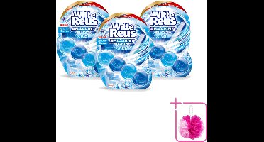 3 x Witte Reus - Brilliant Gel Toiletblok - Arctic Ocean - 1 Toiletblok - Bulkverpakking - Toilet reinigen - Douchemop - Reinigingsgel