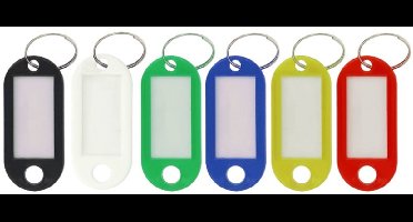 WESTCOTT sleutelhangers met ring, 18 mm, 200 stuks