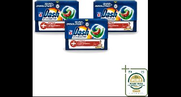 3 x Dash – Wasmiddel Pods 4-in-1 Platinum – Extra Vlekkenverwijdering – 20 Capsules - Wasstrips - Wasmiddelcapsules - Krachtige Wasmiddel - Vlekverwijdering - Kleurbehoud - Frisheid