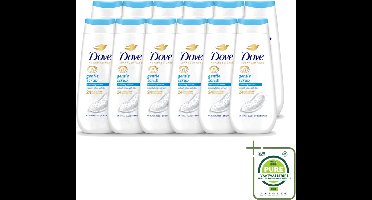 12 x Dove – Douchegel – Advanced Care Gentle Scrub – 225 ml - Grootverpakking - Vaatwasstrips - Douchegel - Exfoliatie - Huidverzorging - Zachte Douchegel - Schuim