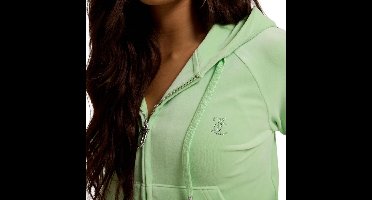 Juicy Couture Madison Col Out Hoodie GROEN - Maat M
