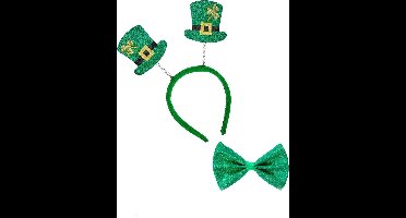 St. Patricksday verkleedset - diadeem met strikje