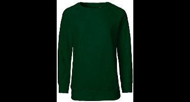 Neutral - Classic Kinder Sweater - Bottle Green - 100% Biologisch Katoen maat 140/146