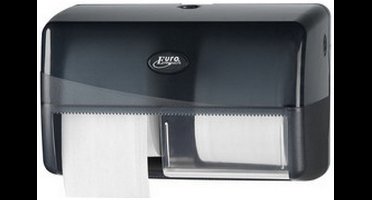 Euro Products | Toiletpapierdispenser | Coreless Duo | Zwart