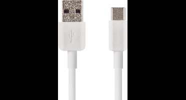 EMOS Oplaad- en datakabel USB-A 2.0 / USB-C 2.0, 1,5 m, wit, SM7026