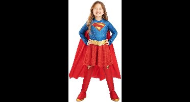 RUBIES NL - Supergirl luxe verkleedpak voor kinderen - 128/140 (9-10 jaar)