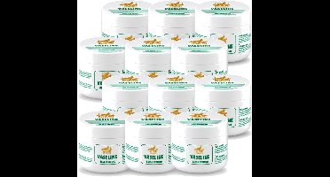 12 x Goldline - Vaseline - Huidverzorging - Beschermend & Hydraterend - 250 ml - Voordeelverpakking - 12 stuks