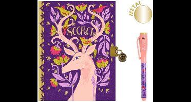 Djeco Dagboek A-5 met magic pen en slot