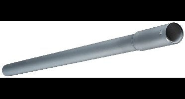 SQOON® Zuigbuis 32 mm aluminium - Lengte 75 cm - Universeel met kunststof bus - Lichtgrijs - Geschikt voor diverse stofzuigers - Ergonomisch & lichtgewicht schoonmaakhulpmiddel – Minder belasting, meer schoonmaakcomfort