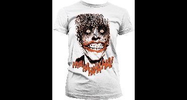 DC Comics Batman Dames Tshirt -S- Joker HyaHaHaHa Wit
