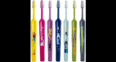 TePe (Kids) Select Zoo Extra Zacht - Tandenborstel - 3 stuks - Voordeelverpakking - Leeftijd 3+