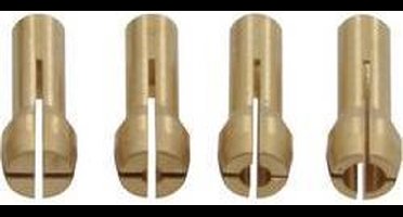 4 Spantangen voor Ø 0,3 - 3,2 mm Donau Elektronik 1508 4 spantangen, 3,0-3,2 mm