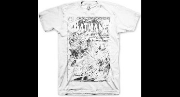 DC Comics Batman Heren Tshirt -S- Umbrella Army Distressed Wit