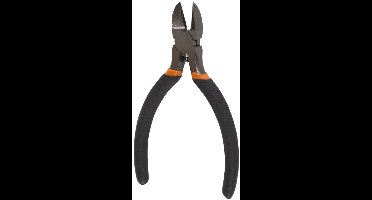 Zijsnijtang 115 mm - chroom-vanadium staal met ergonomisch rubber handvat 1 Stuks [10312]