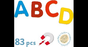 Djeco houten magneten 83 small letters