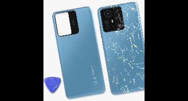 Xiaomi, Batterij cover voor Xiaomi Redmi Note 12S Original Service Pack, Blauw