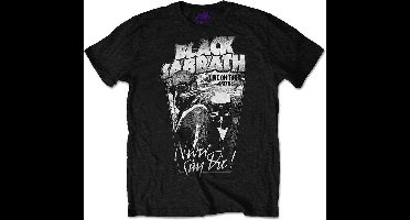 Black Sabbath Heren Tshirt -M- Never Say Die Zwart