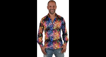 Magic Design Verkleedshirt Disco Drup Polyester Maat Xxl/3xl