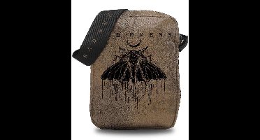 Rocksax Bad Omens - Moth Crossbody tas - Bruin/Zwart