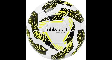 Uhlsport Soccer Pro Synergy (Sz. 5) Trainingsbal - Fluogeel / Zwart / Wit | Maat: 5