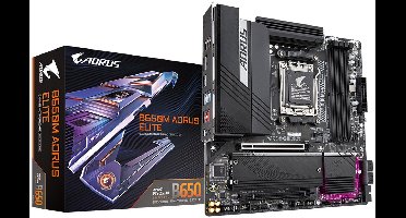 Gigabyte B650 Aorus Elite - Moederbord - AMD B650 - DDR5 - 4K Ondersteuning