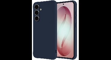 Hoesje - Geschikt voor Samsung Galaxy S26 Plus - Sterk & Shockproof - Hoes Cover - Siliconen Case - Donkerblauw