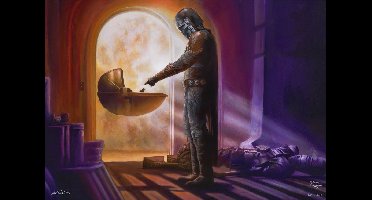 Star Wars The Mandalorian - Thomas Kinkade Studios - Disney Dreams Collection - Turning Point Puzzel meerkleurig