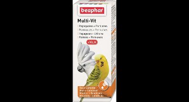 Beaphar multi-vit papegaai en grote parkieten - 50 ml - 1 stuks
