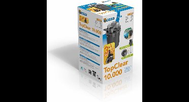 SuperFish Topclear filter 10.000 Kit incl. pomp 3000 l/h + uv 9 watt