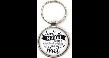 Miko - Sleutelhanger - Lieve mama - Rond