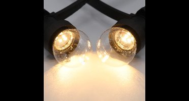 Prikkabel set met dimbare LED lampen LEDs in bodem 2 watt