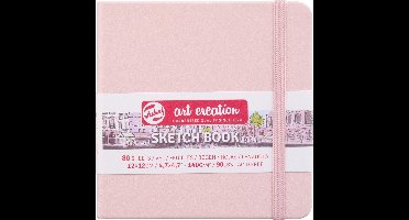 Schetsboek 12x12 cm 140g pastel pink