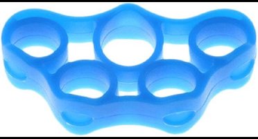 Scoby - Siliconen Vingertrainer - Verbeter Grip en Kracht - Finger Strengthener - 4KG - Blauw