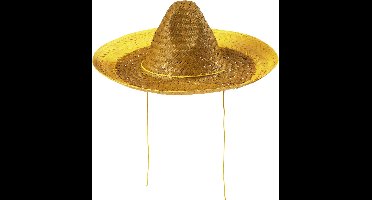 Mexicaanse sombrero geel