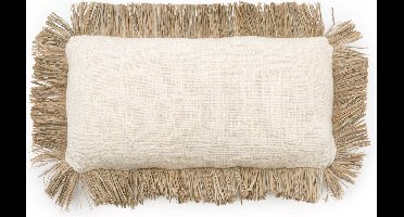 De Saint Tropez Kussenhoes - Naturel Wit - 30x50