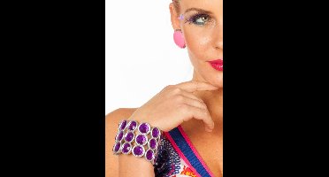 Armband glamour paars