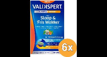 6x Valdispert Slaap & Fris Wakker (24 Tabletten)