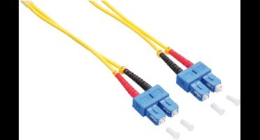 LogiLink FP0SC05 InfiniBand en Glasvezelkabel 5 m SC Geel
