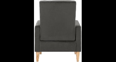 Stoel - Fauteuil - Lounge Stoel - Fauteuil Woonkamer - Gevoerde Zitting - Armleuningen - Hoge Rug.