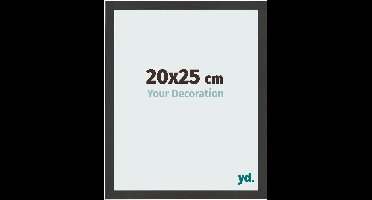 Your Decoration - Fotolijst 20x25 cm - MDF - Zwart Houtnerf - Bologna