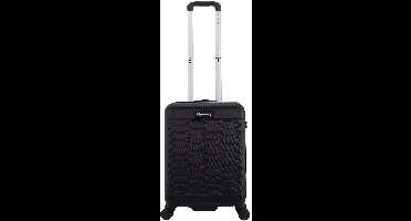 Discovery - Reptile | Handbagage / Harde Koffer / Trolley / Reiskoffer / Valies - 54.5 cm (Small) - Zwart - Zwart / Small